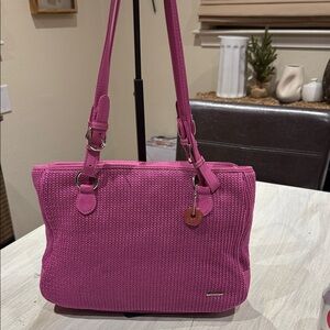 The Sak Pink Knit Shoulder Bag